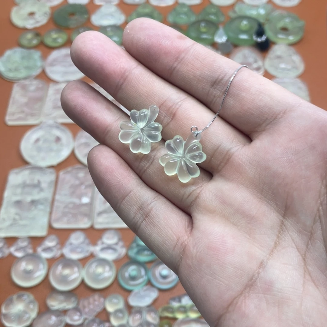 岫玉银S925镶嵌多样性随机发一