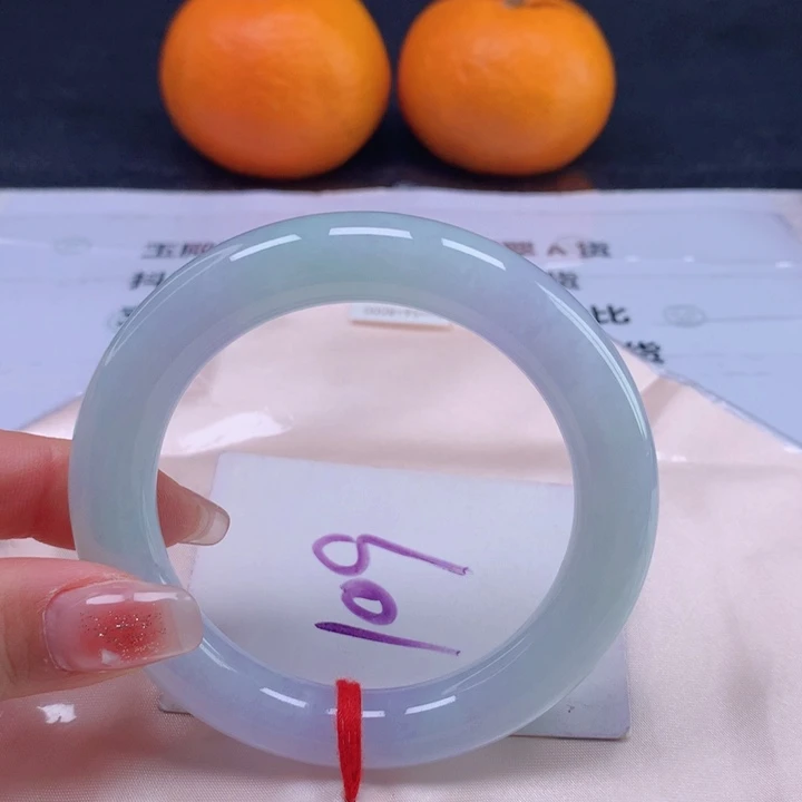 翡翠手镯未镶嵌缅甸天然a货翡翠56