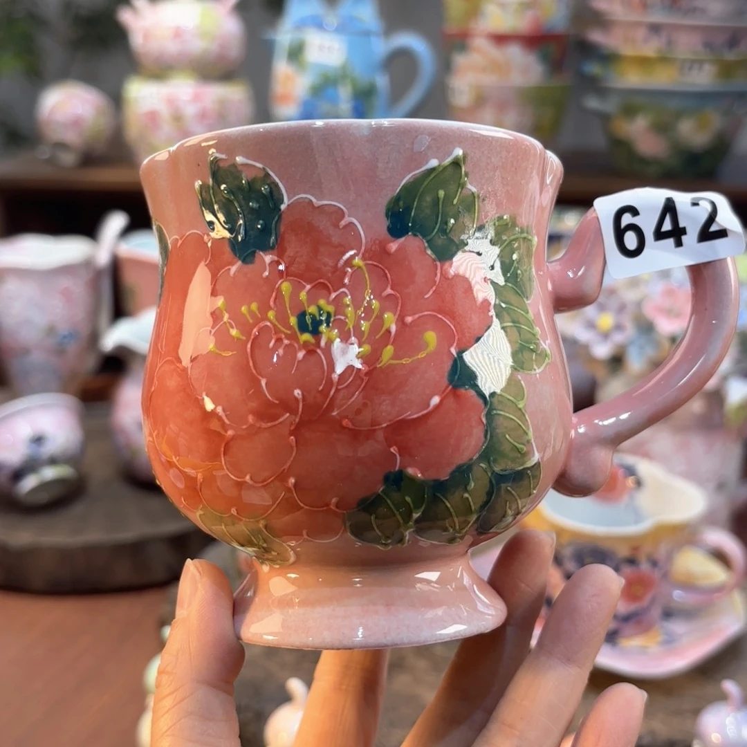 景德镇手绘高温釉下彩陶瓷茶具