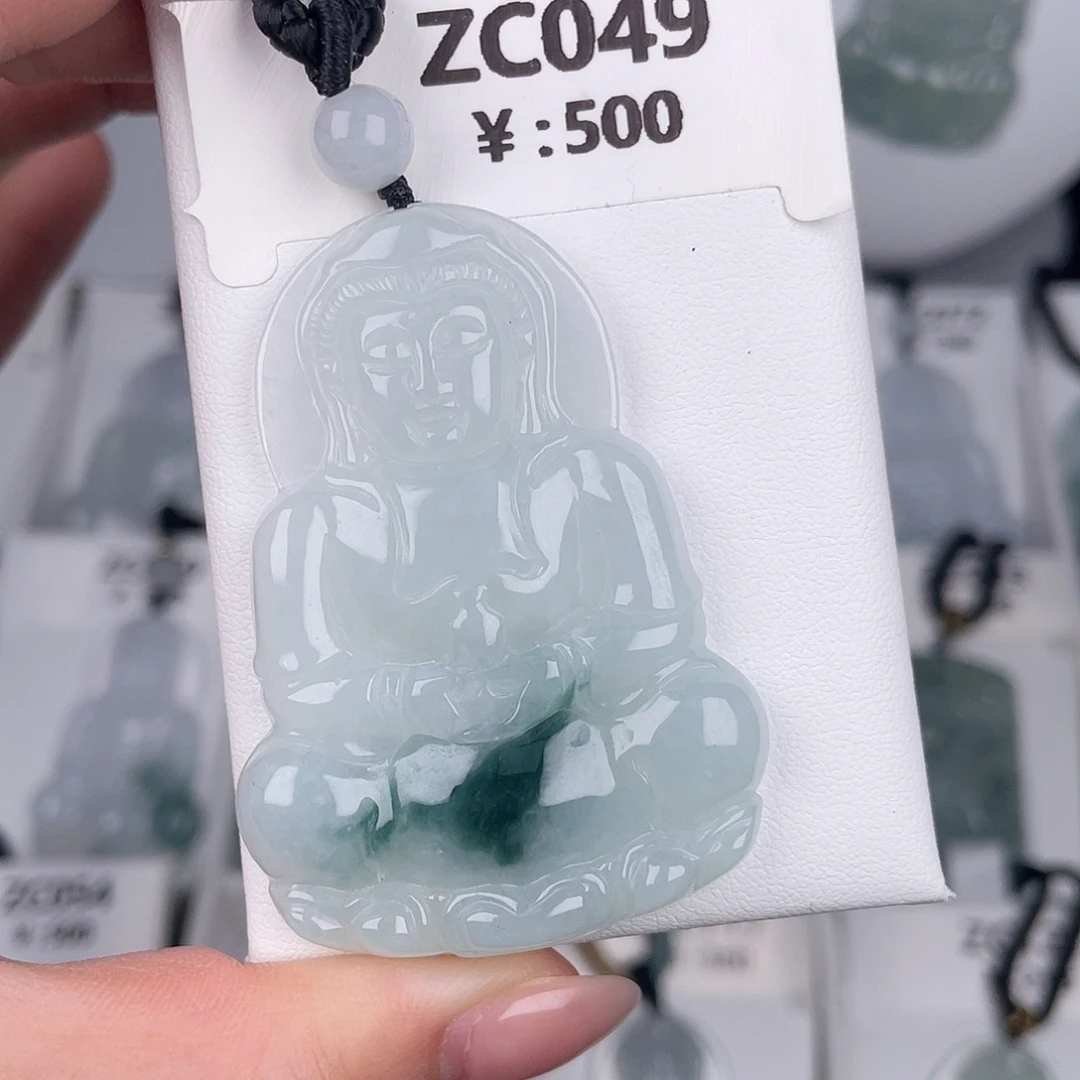 翡翠未镶嵌颈饰zc049