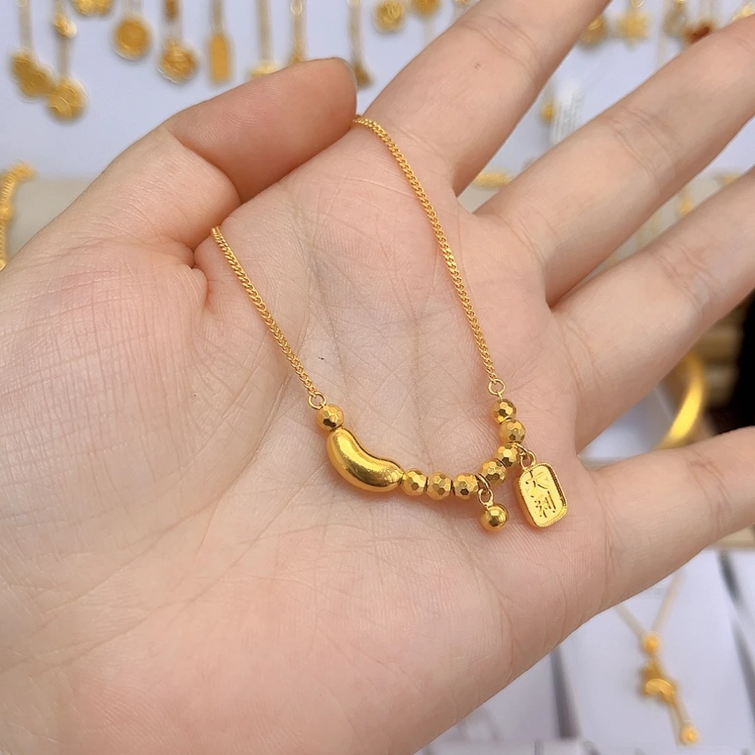 无足银相思豆大吉大利手链