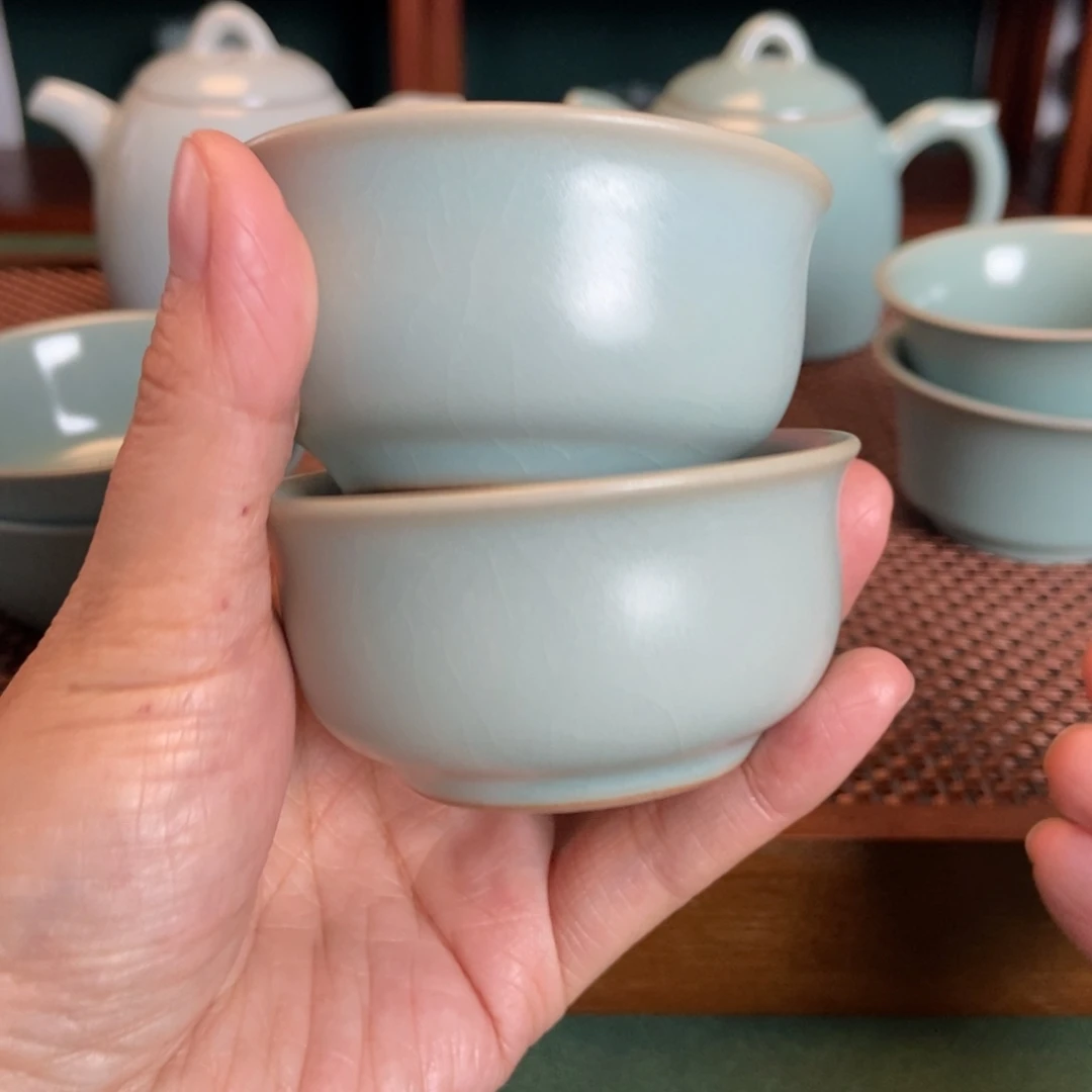 摆件仿古釉福利杯子