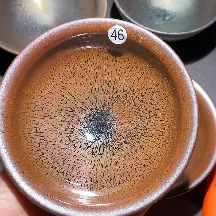 麻***哥茶盏46 建窑建盏微瑕