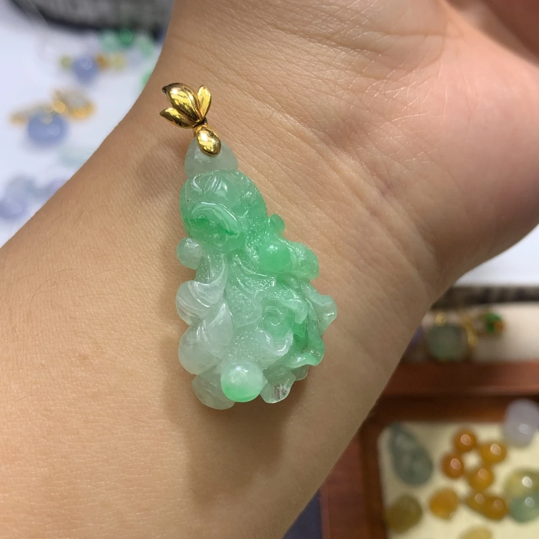 定制翡翠未镶嵌 白菜