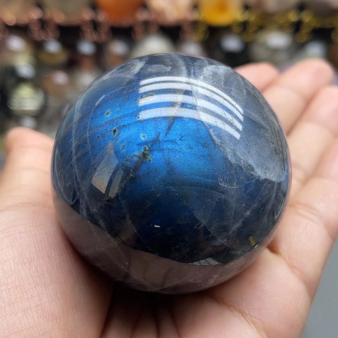 肥***橘水晶珠宝半成品未镶嵌