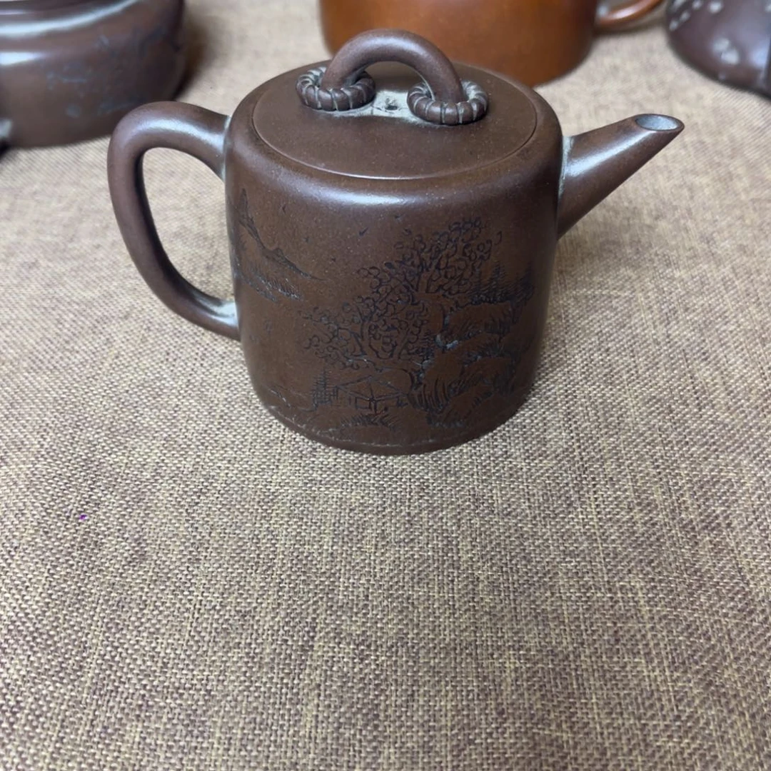 清***水茶壶紫砂紫砂壶111