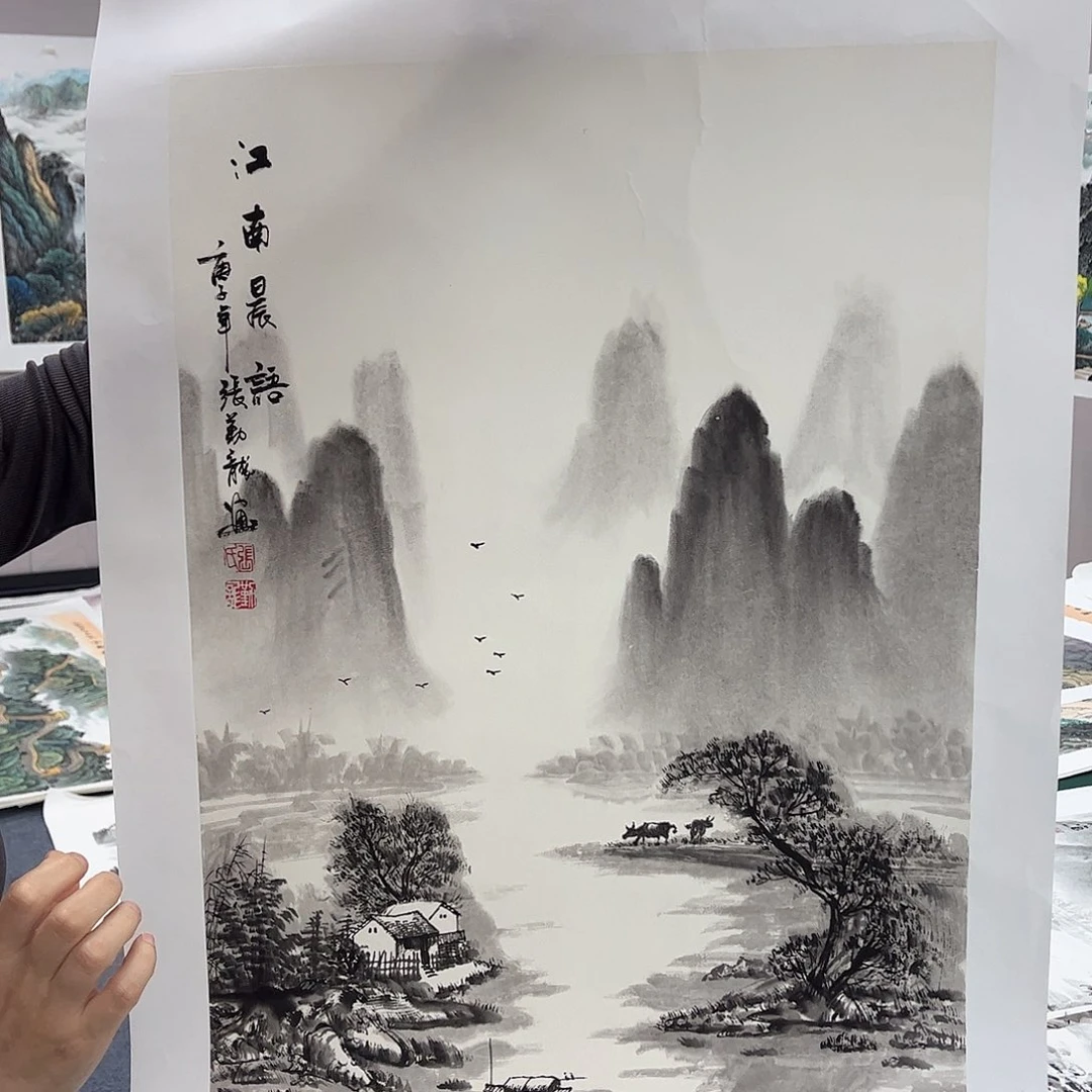 国画宣纸国画纯手绘作品