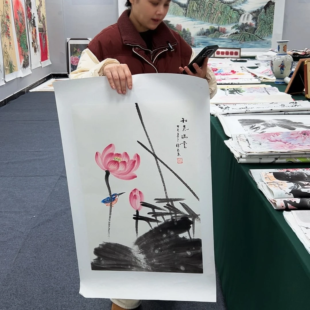 国画宣纸纯手绘国画大放漏！！！