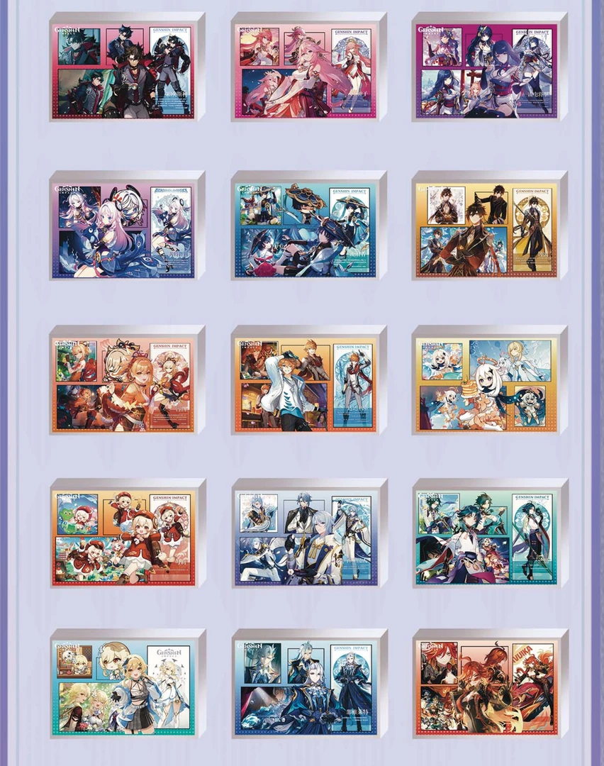 《原神》周边高透精美亚克力系列摆件水晶砖 12*8*1.5cm强盗专属