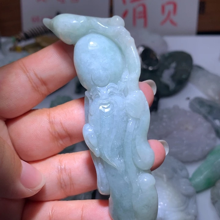 翡翠未镶嵌颈饰保真天然A货翡翠