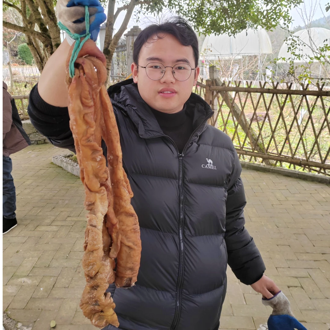 【肥肠】恩施特产农村自养土猪去油腊肥肠 1斤/2斤可选