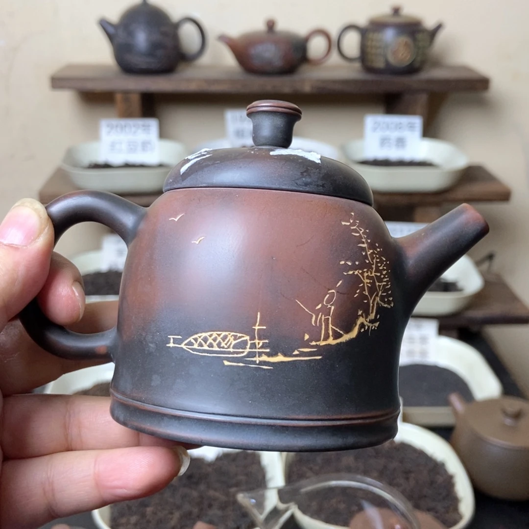 全手工坭兴陶茶壶