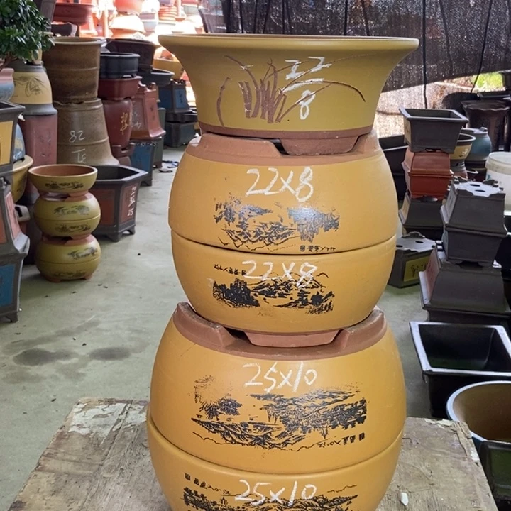 紫砂花盆紫砂紫砂