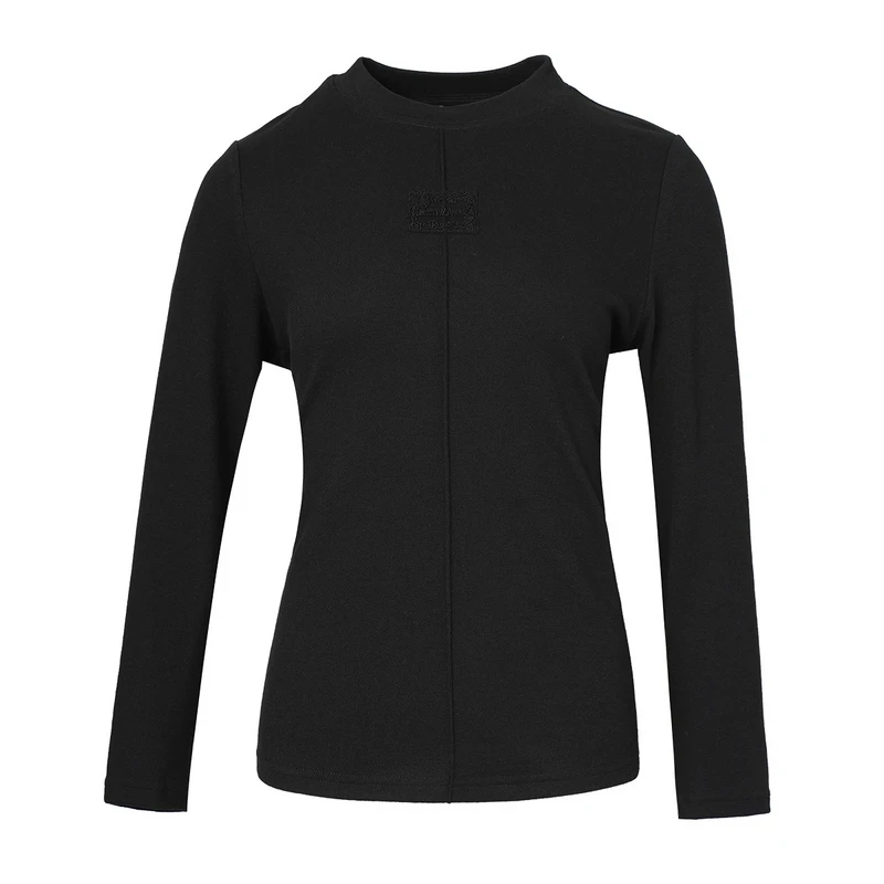 66118大码女装2024冬季时尚优雅气质休闲百搭显瘦保暖打底衫