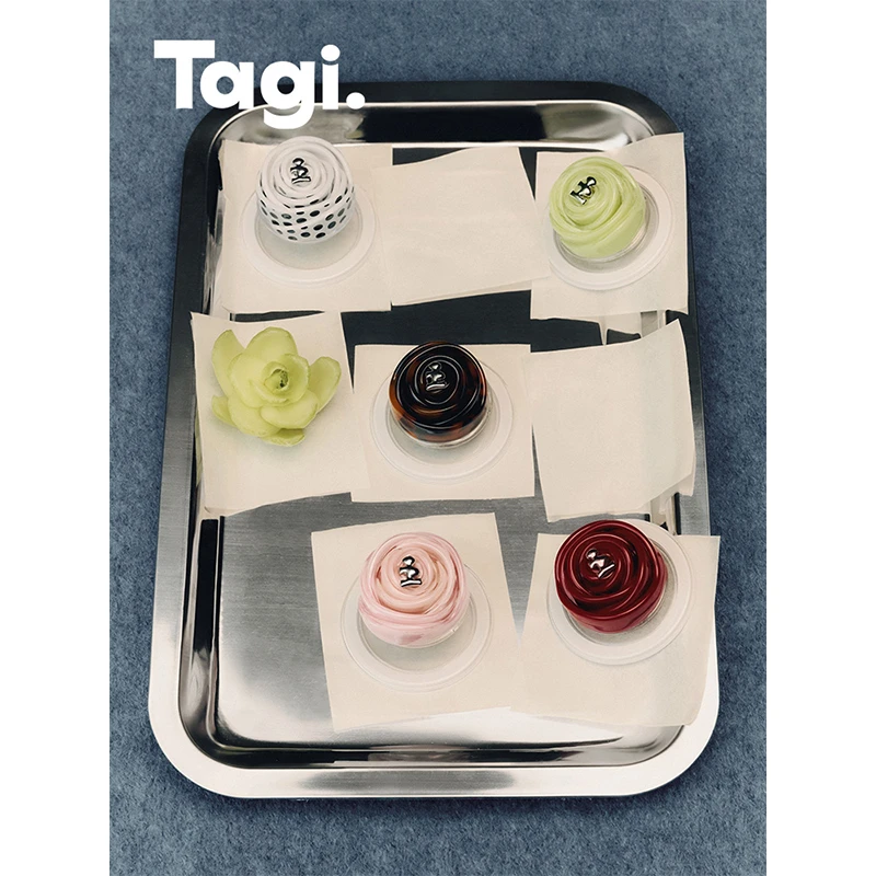 09/22Tagi.《花卷卷》磁吸手机支架手工立体醋酸花花多功能可伸缩
