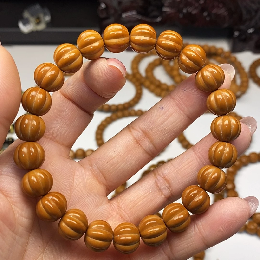 猴头核桃手串南瓜珠