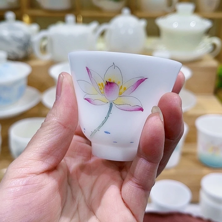 高冰素烧手绘客杯50S****.