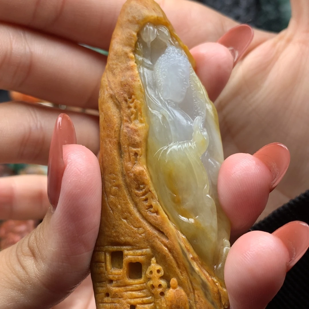 用***5定制翡翠未镶嵌翡翠