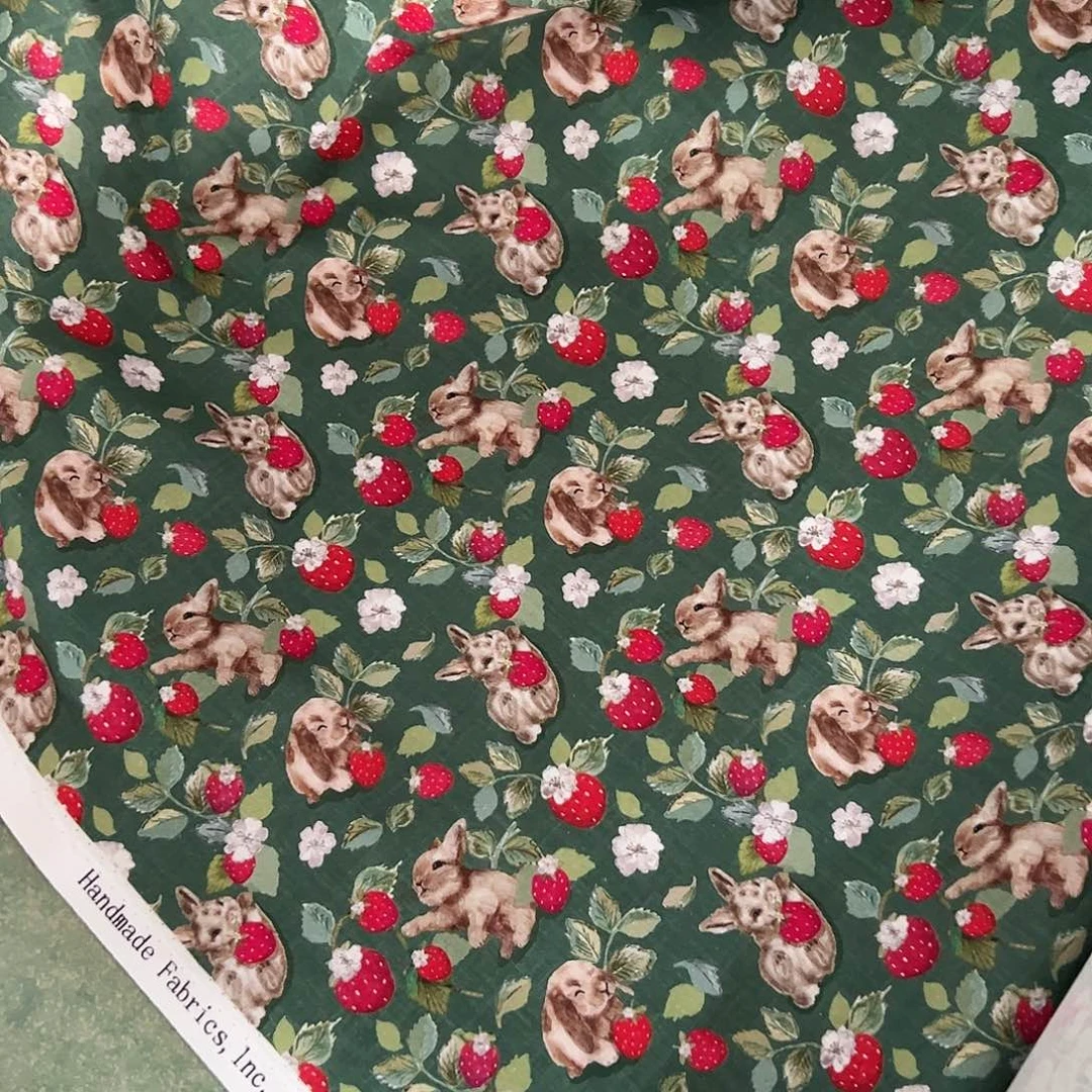 福利一米价纯棉平布1.1米宽果子布艺32