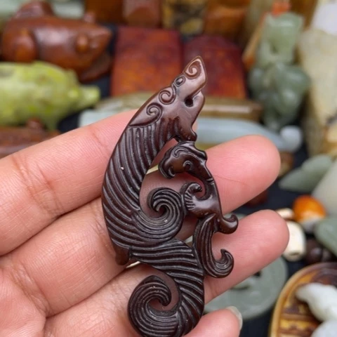 和田玉未镶嵌颈饰8