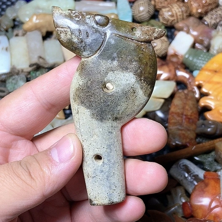 和田玉未镶嵌颈饰55