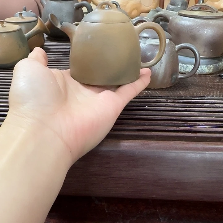 紫砂茶壶坭兴陶龙窑柴烧大寺