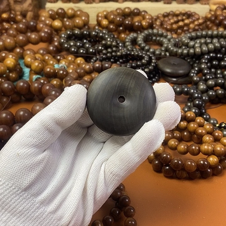 老山檀香阴沉平安扣