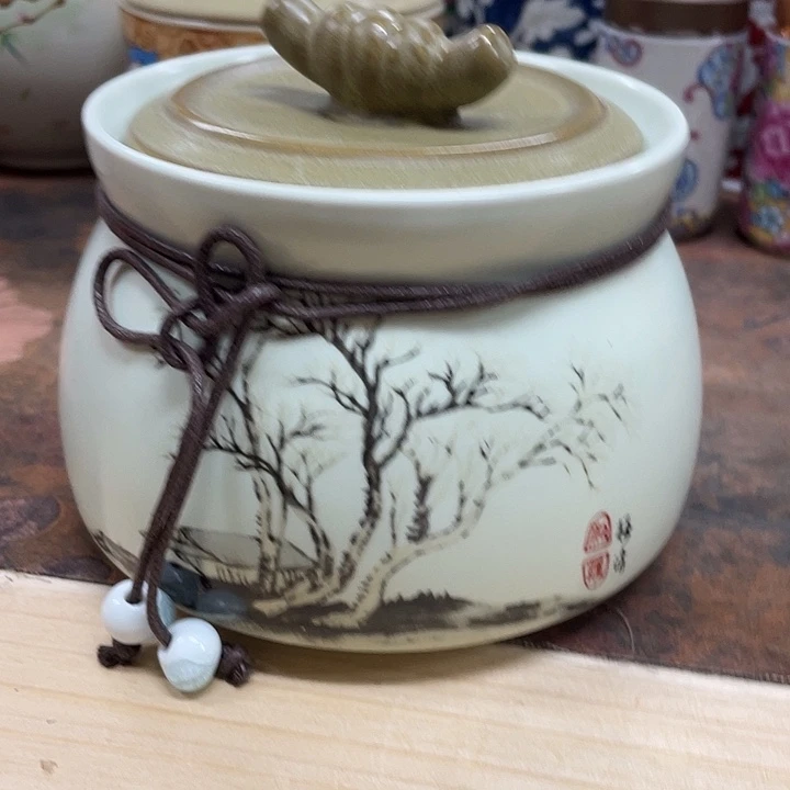 陶瓷罐茶叶罐密封罐储物罐