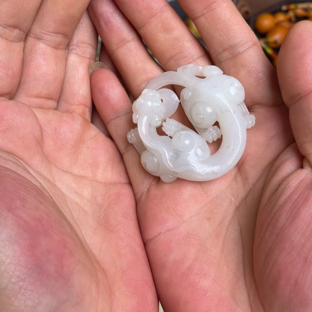 苦***行和田玉（子料）未镶嵌吊坠(赠链)