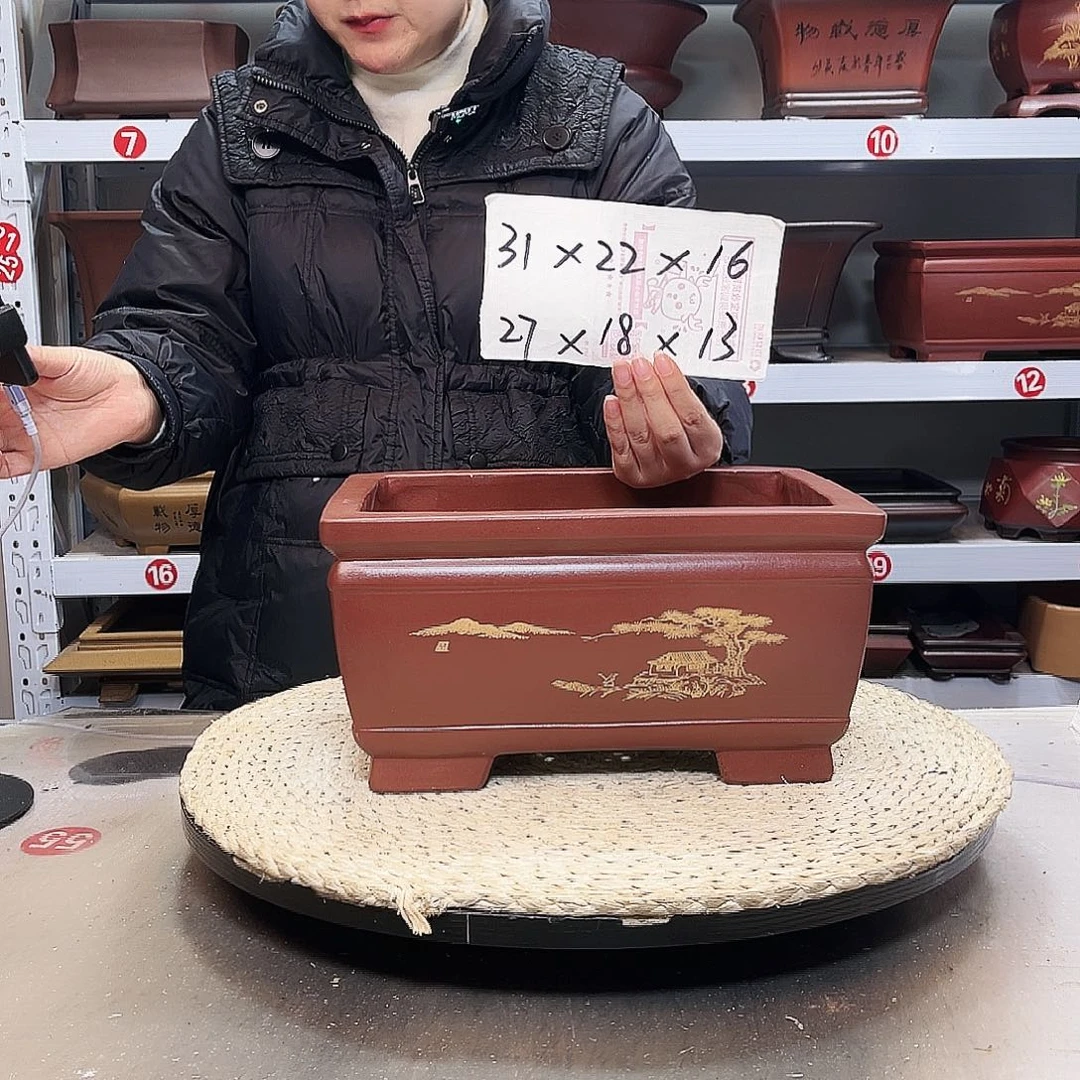 紫砂花盆紫砂花盆