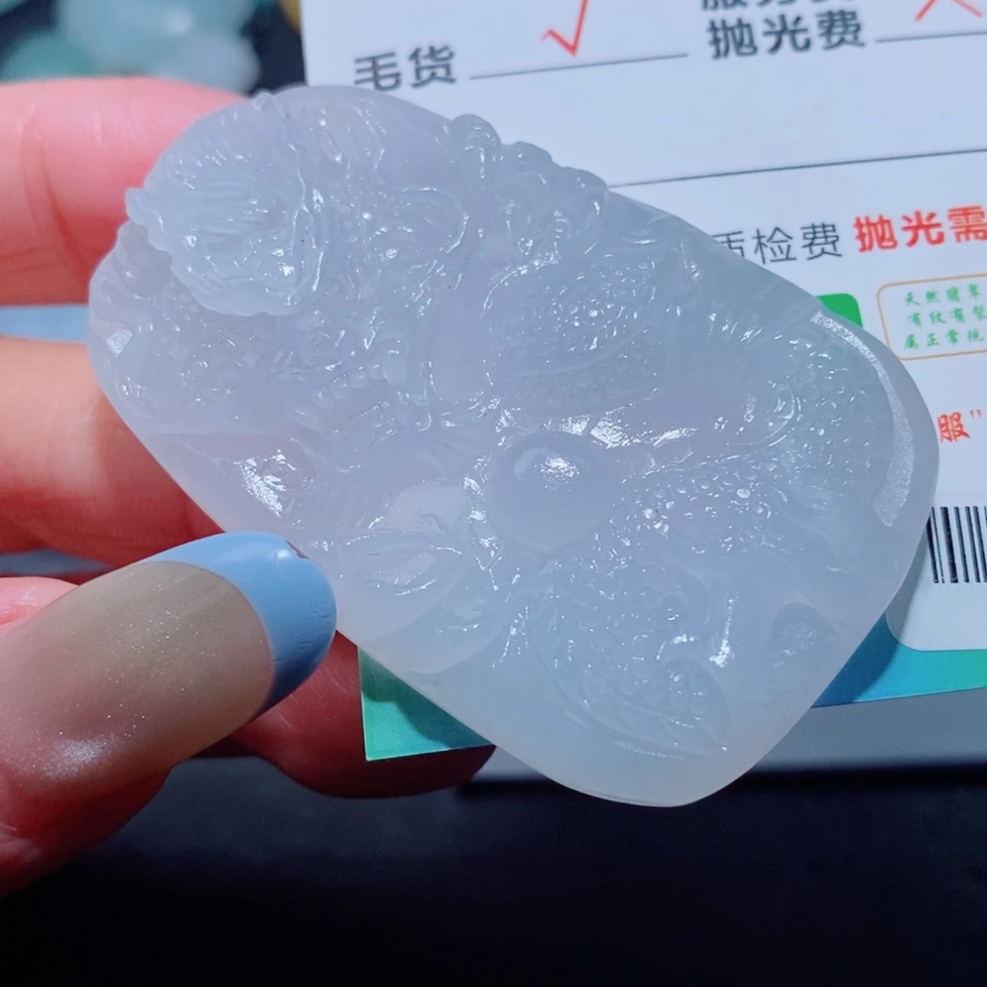 定制翡翠未镶嵌定制毛货翡翠挂件