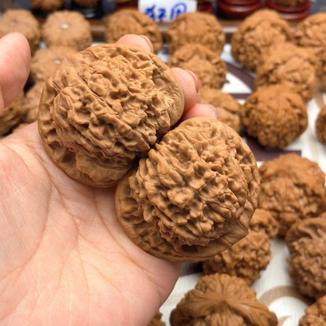 【闪购商品】文玩核桃把件桥**人396号官帽