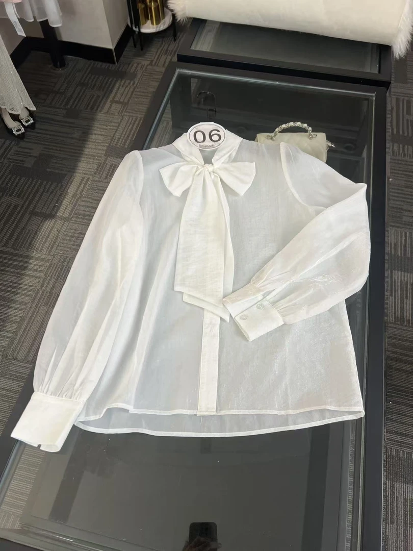 网纱打底白衬衫/117#