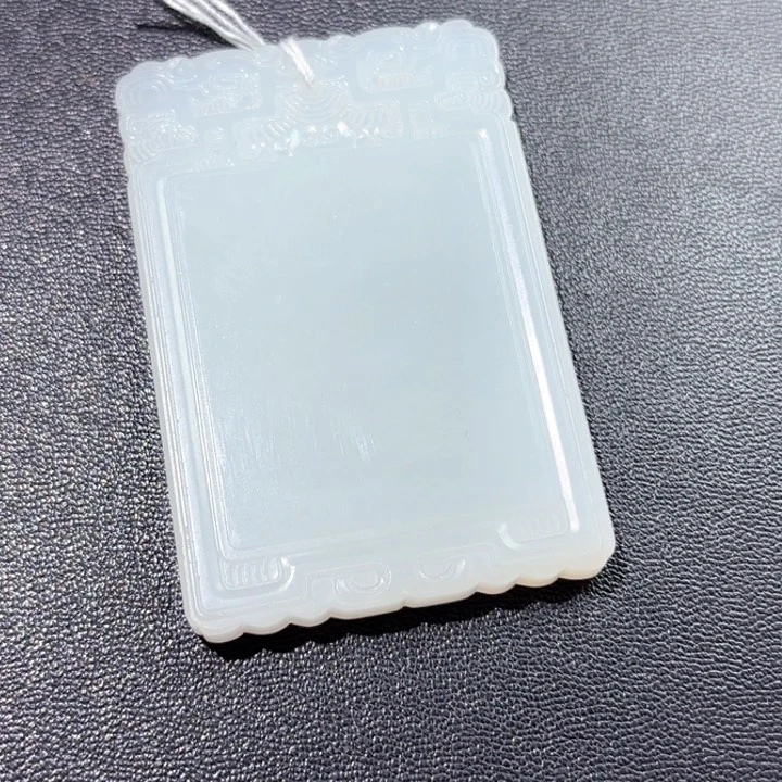 和田玉未镶嵌挂件刘*～