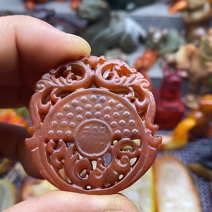 未镶嵌蛇纹石玉颈饰