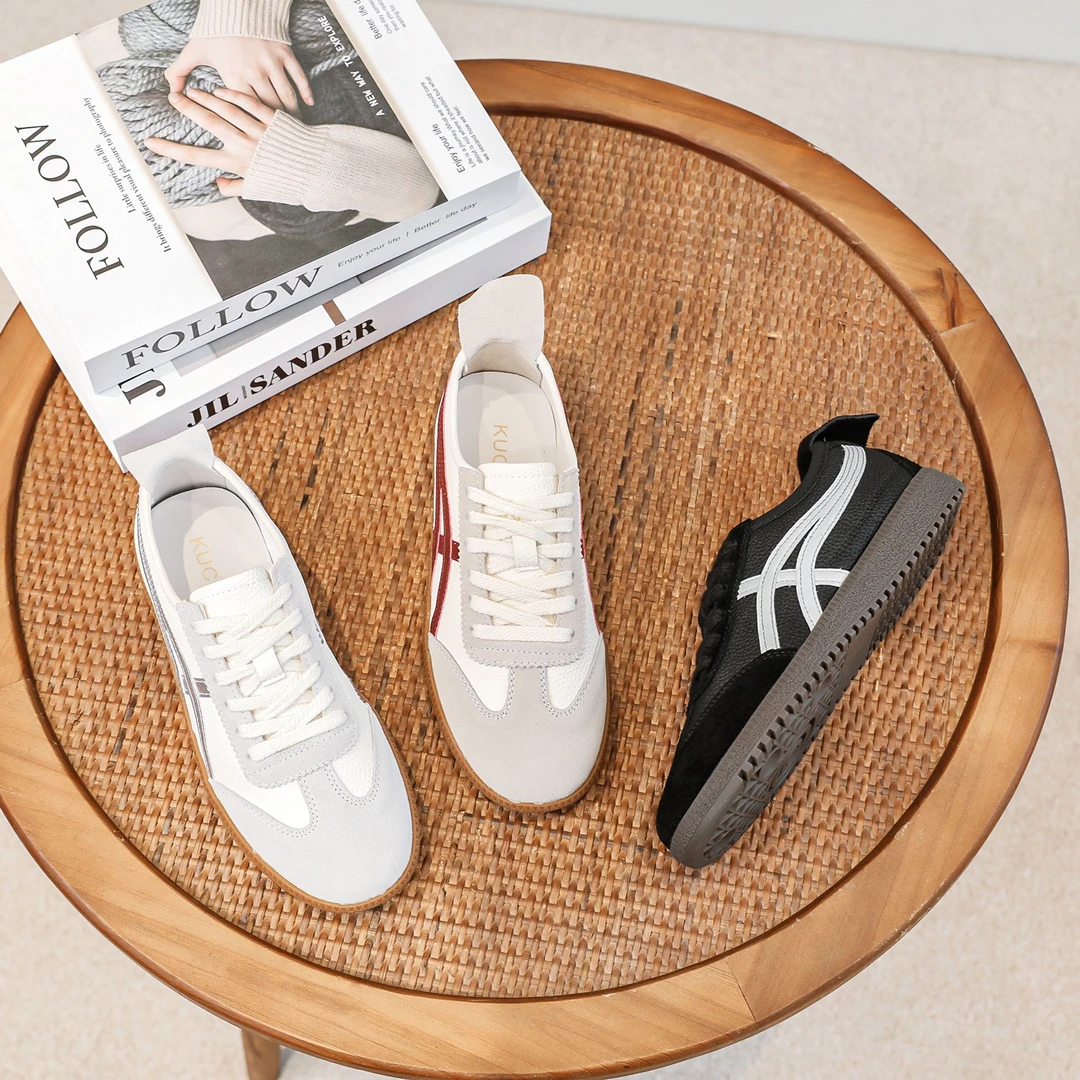 复古平底百搭德训鞋情侣款2025春季新款时尚休闲鞋板鞋1001