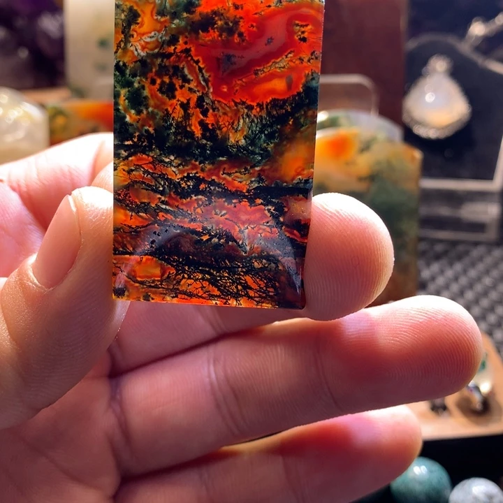 沧***鹰玛瑙/玉髓未镶嵌颈饰