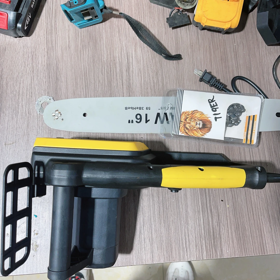 （全新库存）220v插电16寸电锯