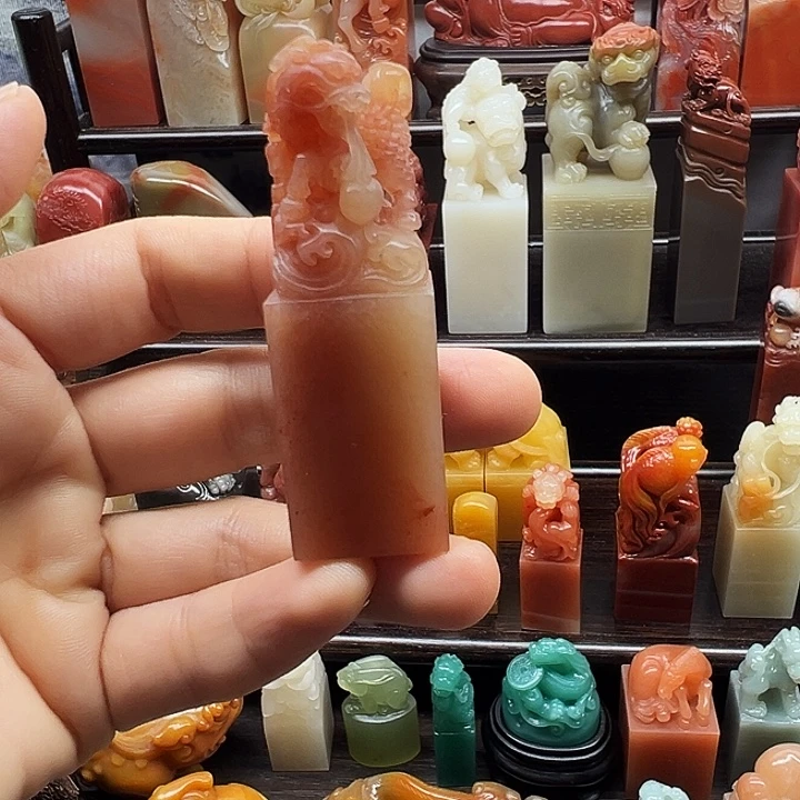 寿山石印石寿山石手工雕刻