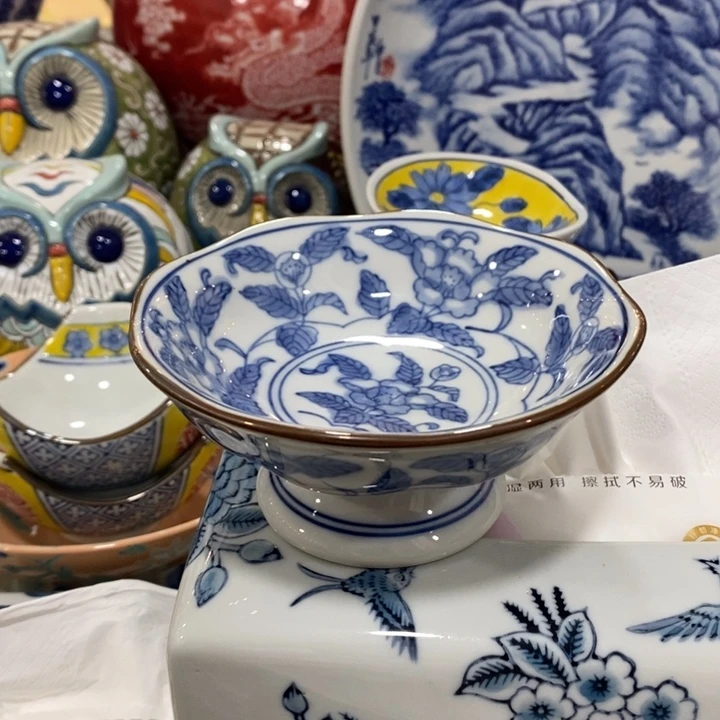 【闪购商品】摆件陶瓷点心碗摆件。。