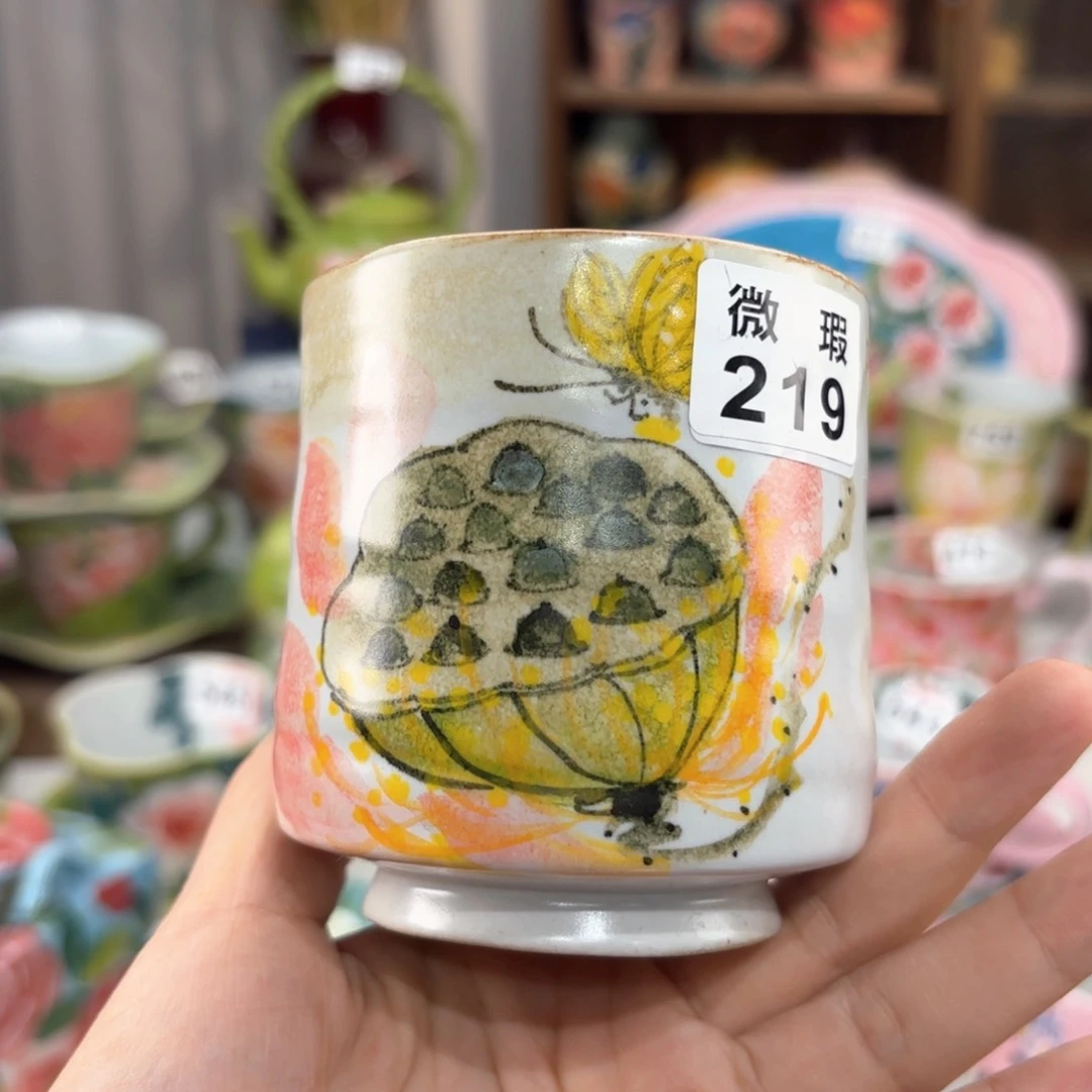 景德镇手绘高温釉下彩陶瓷茶具