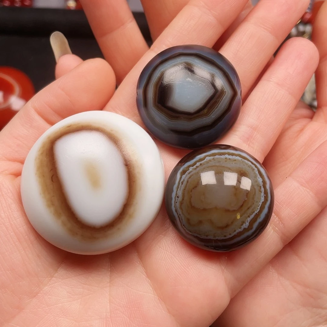 【闪购商品】合金玛瑙/玉髓珠宝半成品K**米