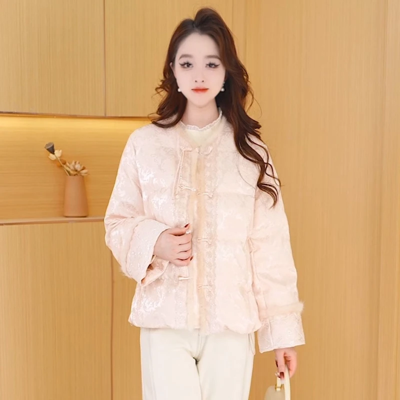 【羽绒服】冬季90白鸭绒羽绒服新款时尚气质休闲保暖外套女冬