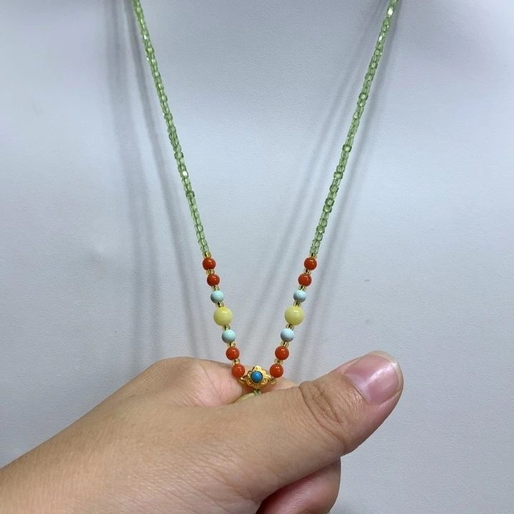 颈饰未镶嵌橄榄石2mm