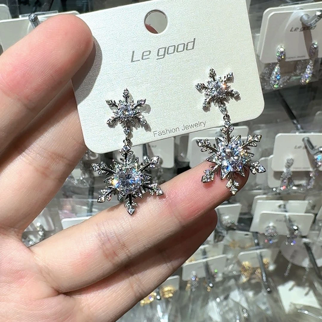 锆石合金925银冬日雪花