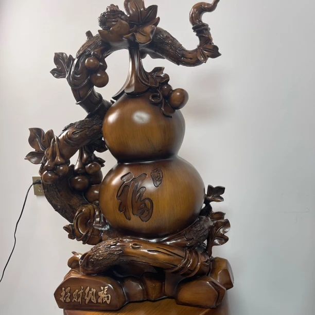 特大号定制款招财纳福葫芦客厅办公室前台装饰乔迁开业礼物