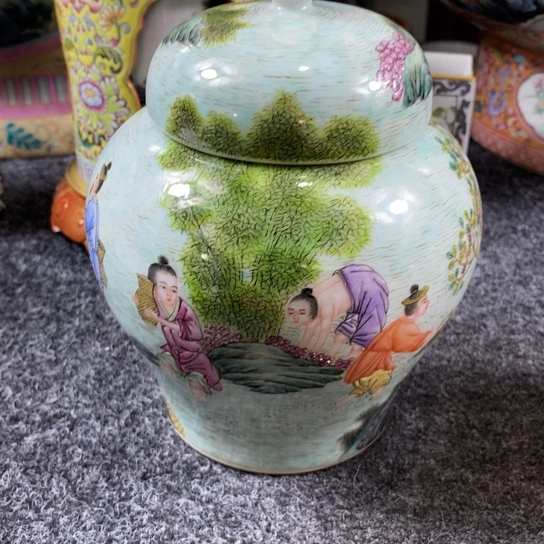 用***8摆件手工手绘陶瓷摆件工艺品