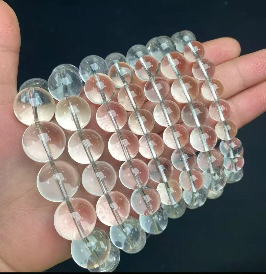 Y39 天然白水晶单圈手链多样性发一