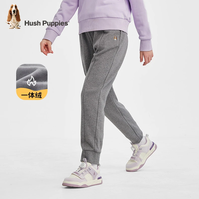 暇步士童装女童裤子秋季新款儿童休闲百搭宽松运动裤