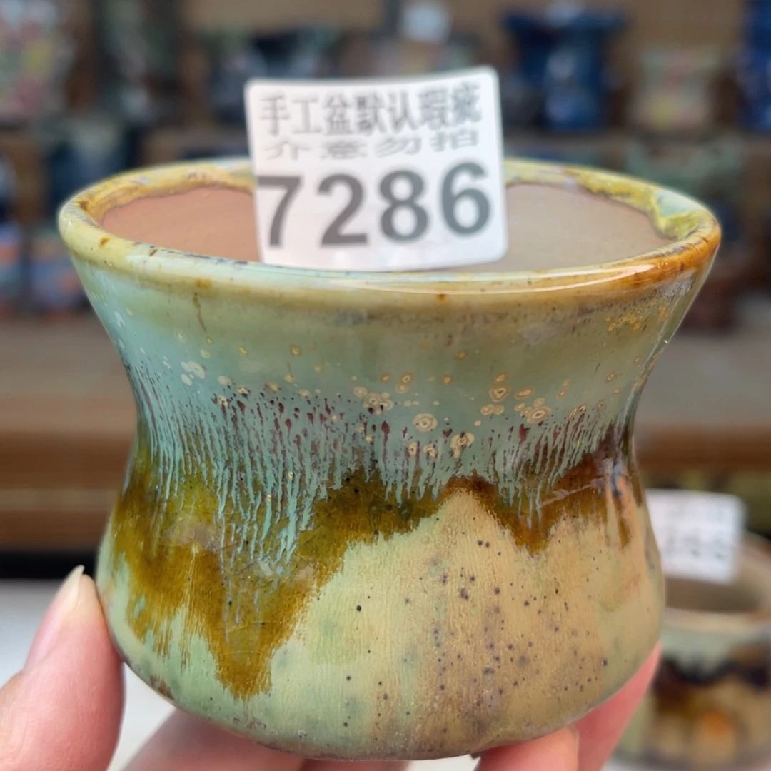 手工花盆默认瑕疵完美者勿拍